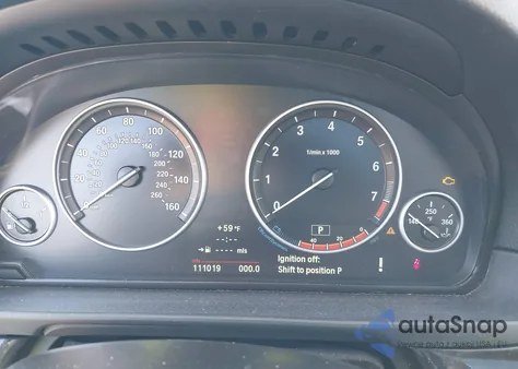 2013 BMW 528I из США, поврежденный, VIN WBAXG5C50DD230485